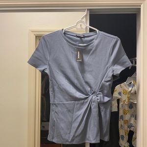 NWT Express Top Light Blue- Size Small
